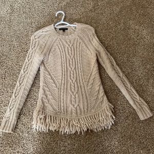 Banana Republic Fringe Sweater